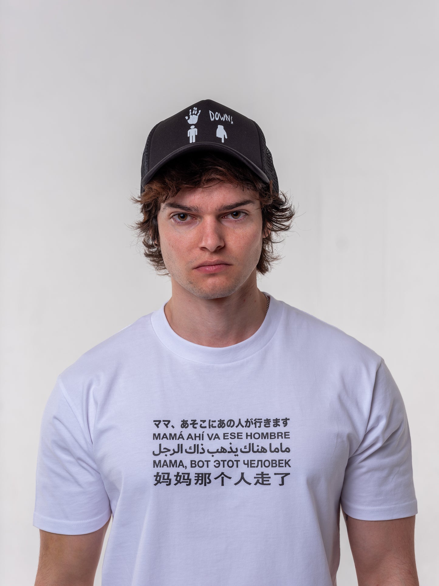 "Hand Down Man Down" Trucker Hat