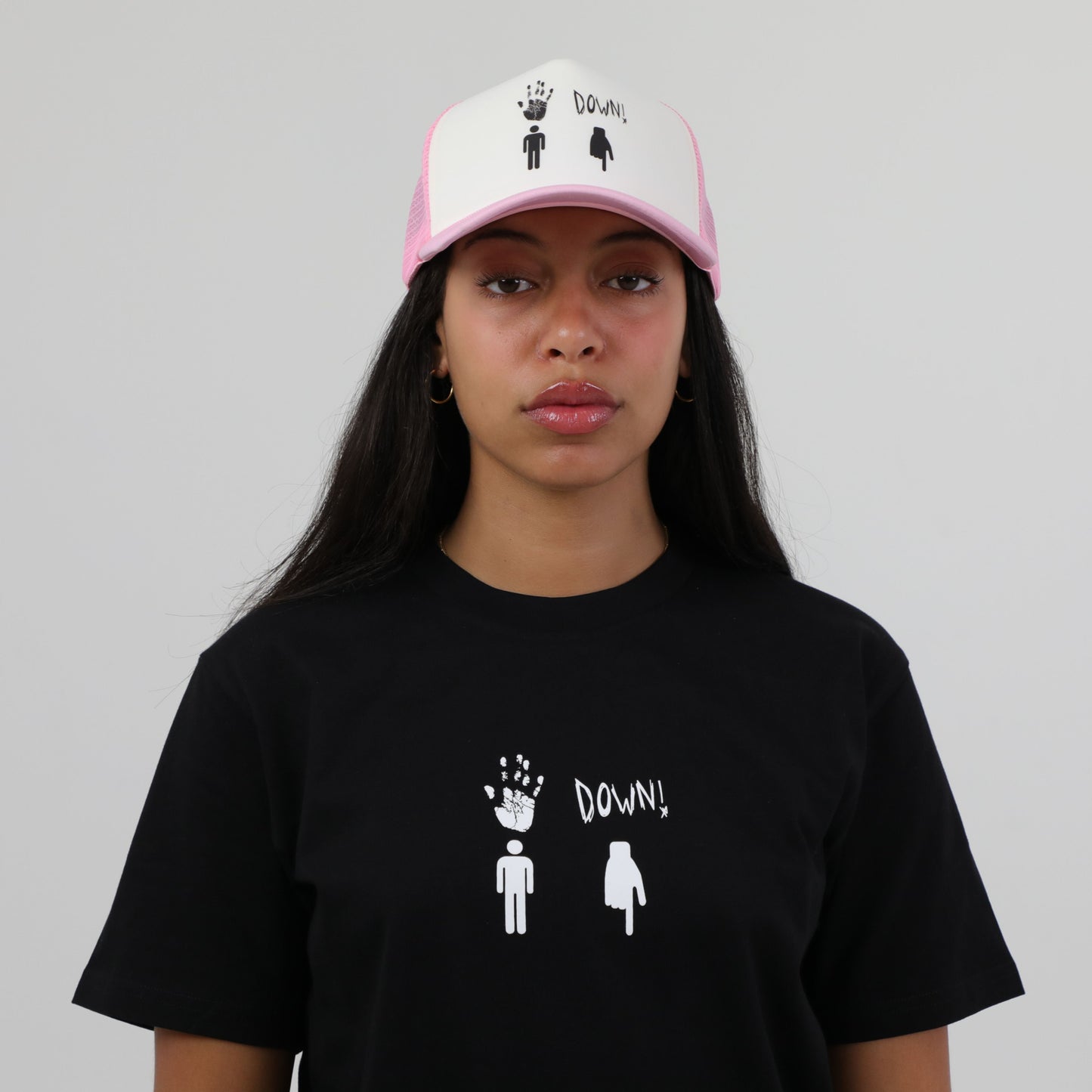 "Hand Down Man Down" Trucker Hat